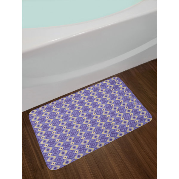 East Urban Home Abstract Bath Rug Wayfair